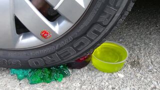 Crushing Crunchy & Soft Things by Car! EXPERIMENT: СAR vs СOLOR JELLY