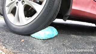 Crushing Crunchy & Soft Things by Car! - Tide Pods in Balloon vs Car