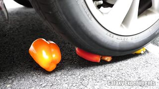 Crushing Crunchy & Soft Things by Car! - EXPERIMENT Orbeez Balloons vs Car