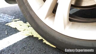 Crushing Crunchy & Soft Things by Car! - EXPERIMENT Floral Foam vs Car