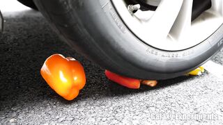 Crushing Crunchy & Soft Things by Car! - EXPERIMENT Water Balloons vs Car
