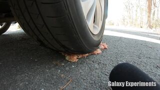 Crushing Crunchy & Soft Things by Car! - EXPERIMENT Plastic Containers vs Car