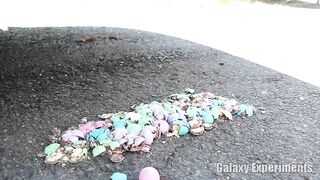 Crushing Crunchy & Soft Things by Car! - EXPERIMENT Plastic Containers vs Car