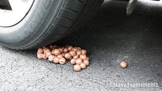 Crushing Crunchy & Soft Things by Car! - EXPERIMENT Clay vs Car