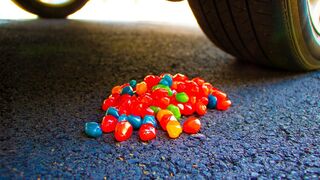 Crushing Crunchy & Soft Things by Car! - EXPERIMENT Candy vs Car