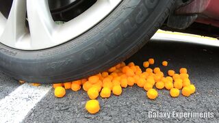 Crushing Crunchy & Soft Things by Car! - EXPERIMENT Plastic Bowls vs Car
