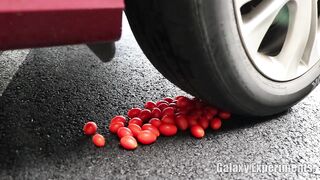 Crushing Crunchy & Soft Things by Car! - EXPERIMENT Toys vs Car