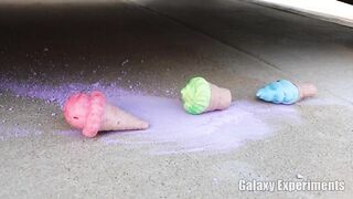 Crushing Crunchy & Soft Things by Car! - EXPERIMENT Skittles Bowl vs Car