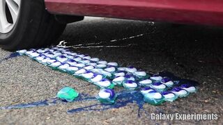 Crushing Crunchy & Soft Things by Car! - EXPERIMENT Plastic vs Car