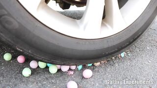Crushing Crunchy & Soft Things by Car! - EXPERIMENT Candy vs Car