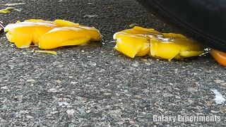 Crushing Crunchy & Soft Things by Car! - EXPERIMENT Eggs vs Car