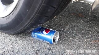 Crushing Crunchy & Soft Things by Car! - EXPERIMENT Soda vs Car