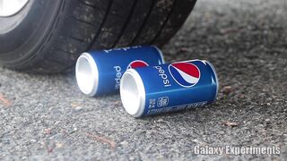 Crushing Crunchy & Soft Things by Car! - EXPERIMENT Soda vs Car