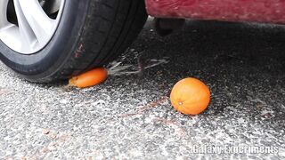 Crushing Crunchy & Soft Things by Car! - Giant Hershey's Chocolate Kiss vs Car