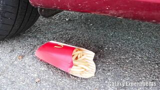 Crushing Crunchy & Soft Things by Car! - Fries vs Car
