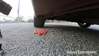Crushing Crunchy & Soft Things by Car! - Candy Canes vs Car