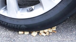Crushing Crunchy & Soft Things by Car! - Ice Cream Cones vs Car