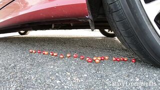 Crushing Crunchy & Soft Things by Car! - Paintballs vs Car