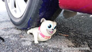 Crushing Crunchy & Soft Things by Car! - Toy Dog vs Car