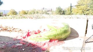 Crushing Crunchy & Soft Things by Car! - EXPERIMENT Watermelon and Pumpkin vs Car