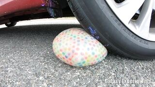Crushing Crunchy & Soft Things by Car! EXPERIMENT 10000 Orbeez vs Car