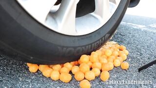 Crushing Crunchy & Soft Things by Car! - Crunchy Foods vs Car