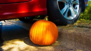 Crushing Crunchy & Soft Things by Car! - Car vs Pumpkin