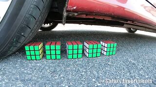 Crushing Crunchy & Soft Things by Car! - Rubiks Cube vs Car