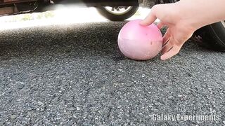 Crushing Crunchy & Soft Things by Car! - Coke and Balloons vs Car