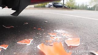 Crushing Crunchy & Soft Things by Car! - Bath Bombs vs Car