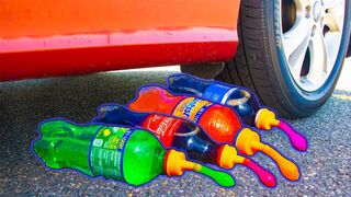 Crushing Crunchy & Soft Things by Car! - Soda and Balloons vs Car