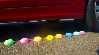 Crushing Crunchy & Soft Things by Car! - Slime vs Car