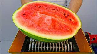 Shredding Watermelon & Vegetables! Satisfying ASMR Video!