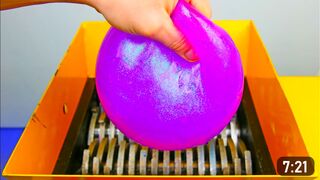 Shredding Mega Slime Ball! Satisfying ASMR Video!