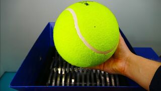 SHREDDING WORLD'S BIGGEST TENNIS BALL