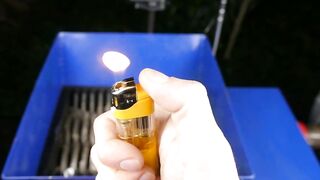 SHREDDING 100 LIGHTERS! AWESOME VIDEO!