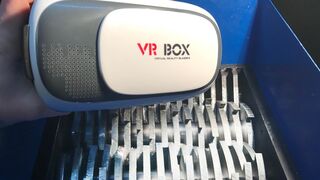 SHREDDER VS VIRTUAL REALITY GLASSES (VR BOX)