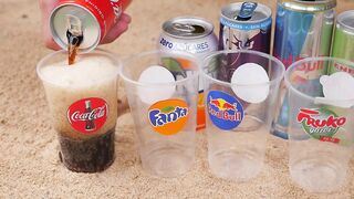 Coca Cola, Different Fanta, Pepsi,Fruko and Stretch Armstrong vs Menthos Big Green Underground