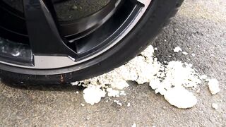 Crushing Crunchy & Soft Things by Car! EXPERIMENT: Car vs Coca Cola, Candy Toys Balloons