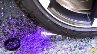 Crushing Crunchy & Soft Things by Car! EXPERIMENT: Car vs Coca Cola, Candy Toys Balloons