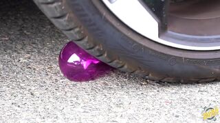 Experiment Car vs Rainbow eggs | Crushing Crunchy & Soft Things by Car!