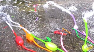 Experiment Car vs Water Long Balloons | Crushing Crunchy & Soft Things by Car!