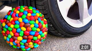 Crushing Crunchy & Soft Things by Car! - EXPERIMENT: CAR vs CANDY BALL