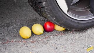 Crushing Crunchy & Soft Things by Car! - EXPERIMENT: CAR TOYS vs CAR vs FOOD