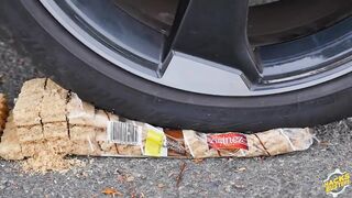 Crushing Crunchy & Soft Things by Car! - EXPERIMENT: SURPRISE EGGS VS CAR
