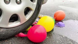EXPERIMENT: Car vs Coca Cola with Balloons - Crushing Crunchy & Soft Things by Car! 2