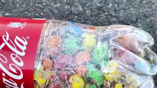 Crushing Crunchy & Soft Things by Car! EXPERIMENT: Car vs Coca Cola & M&M 3