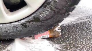 Crushing Crunchy & Soft Things by Car! EXPERIMENT: PUMPKIN VS CAR