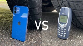 iPhone 12 vs Nokia 3310 vs CAR