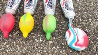 Crushing Crunchy & Soft Things by Car! EXPERIMENT: Car vs Toothpaste with Balloons